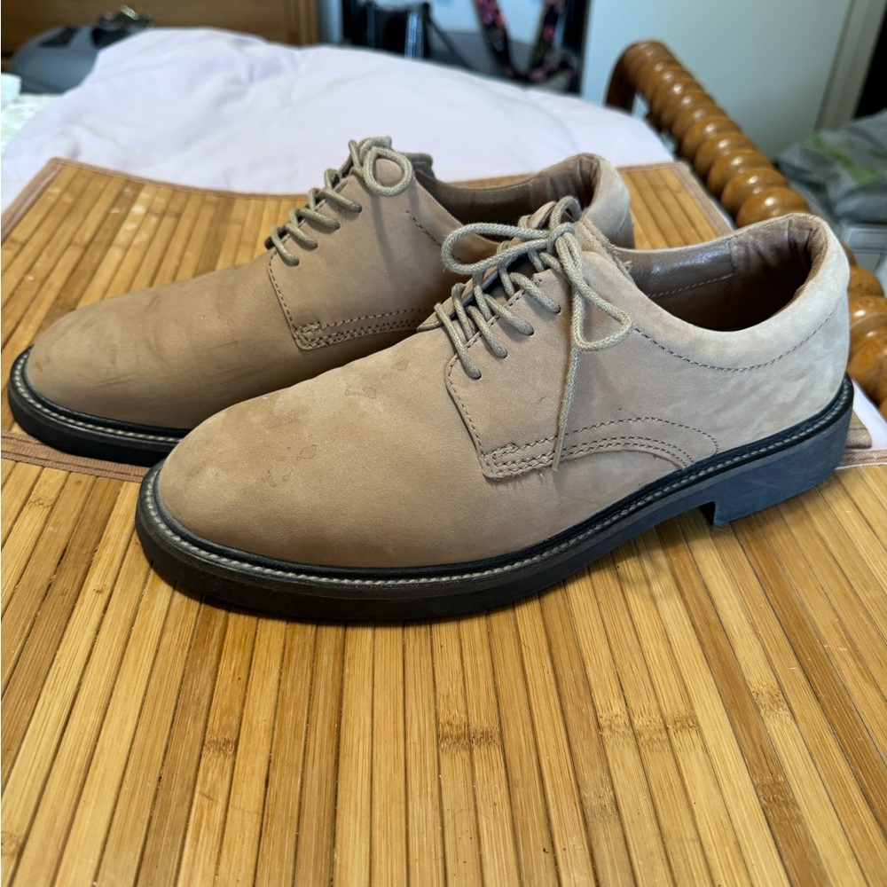 Tommy Hilfiger Suede Tan Oxford